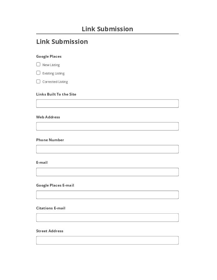 Manage Link Submission in Microsoft Dynamics