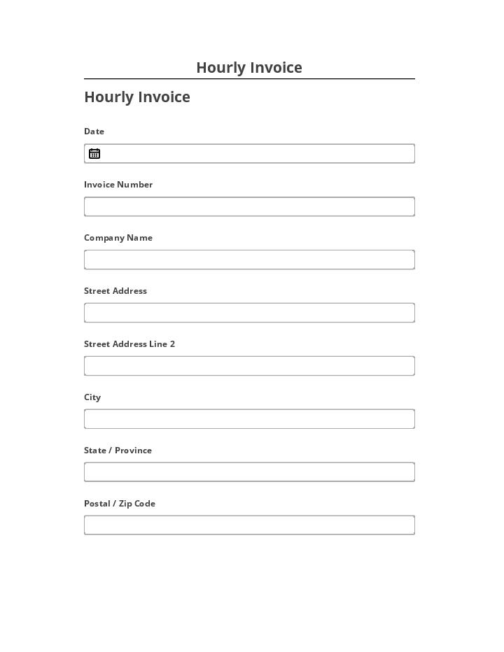 Export Hourly Invoice to Salesforce