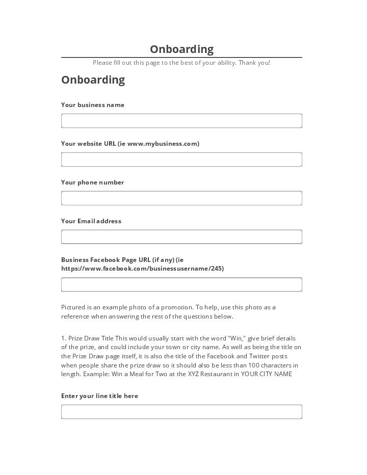 Incorporate Onboarding