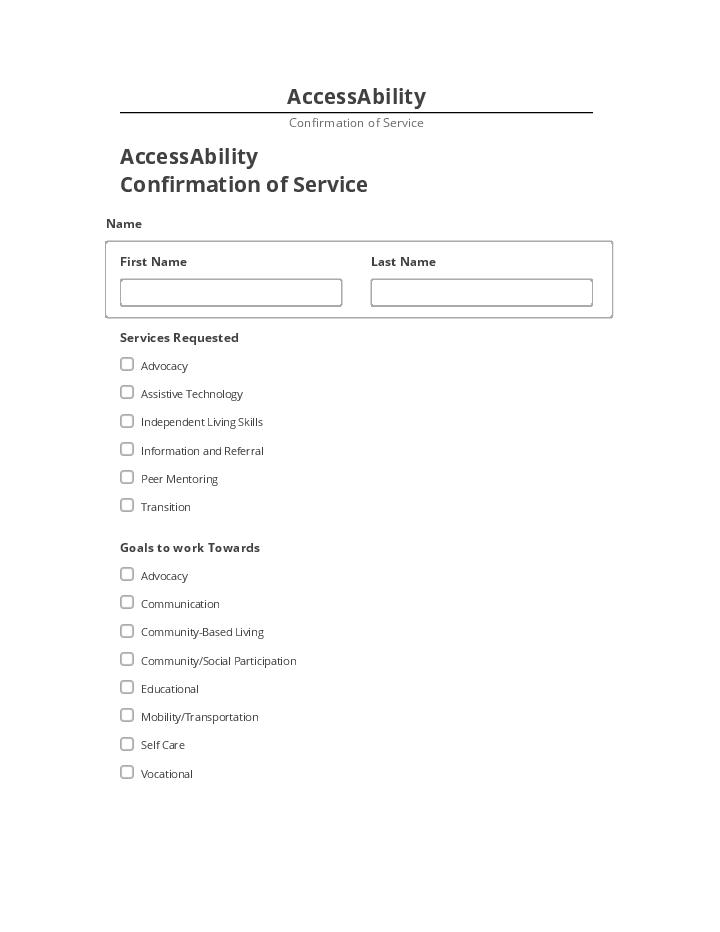 Synchronize AccessAbility with Netsuite