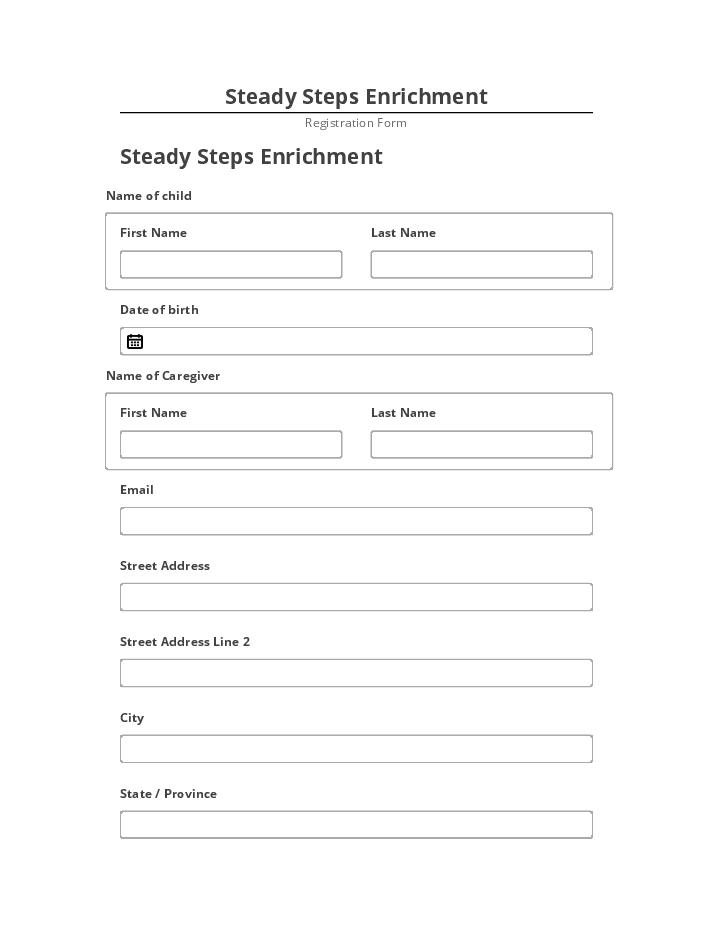 Manage Steady Steps Enrichment in Netsuite