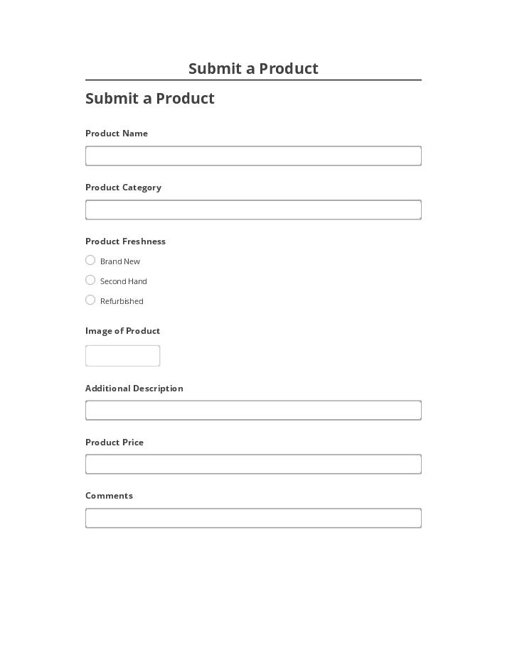 Manage Submit a Product in Netsuite