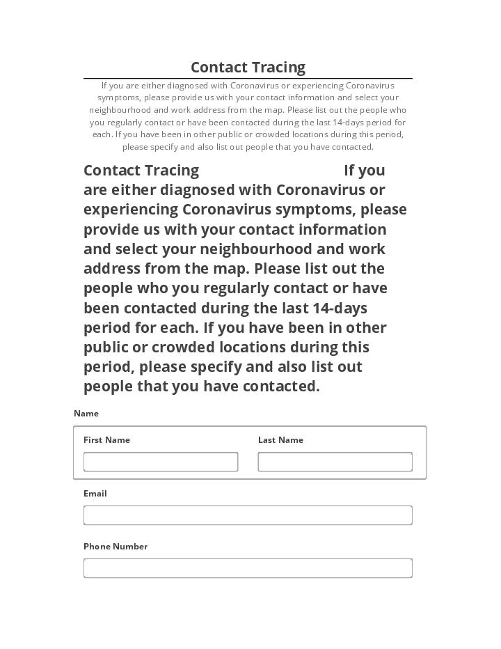 Update Contact Tracing