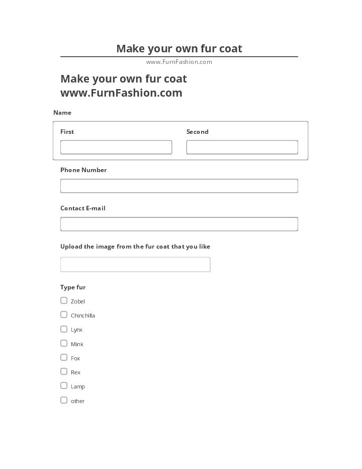 Integrate Make your own fur coat with Salesforce