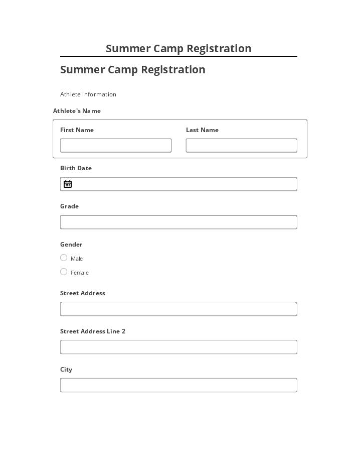 Extract Summer Camp Registration from Netsuite