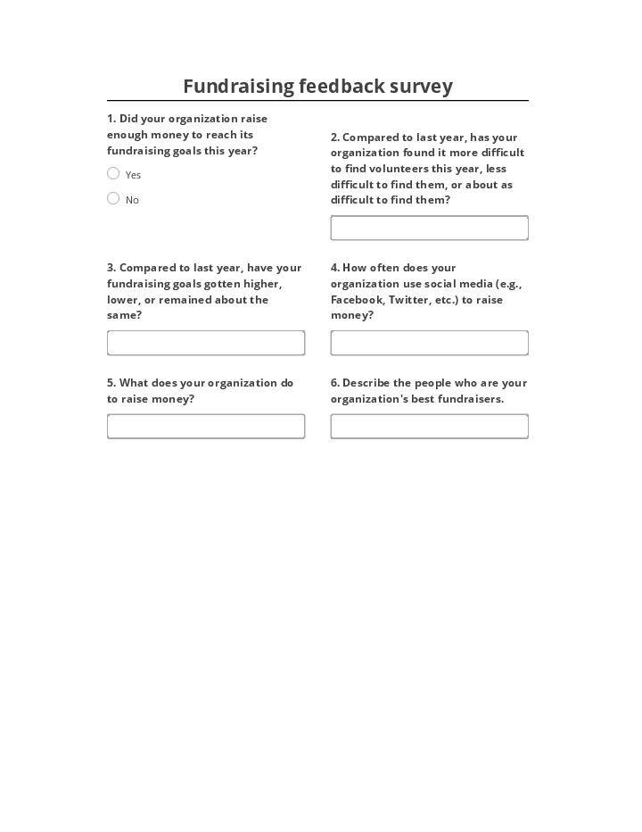 Arrange Fundraising feedback survey in Microsoft Dynamics