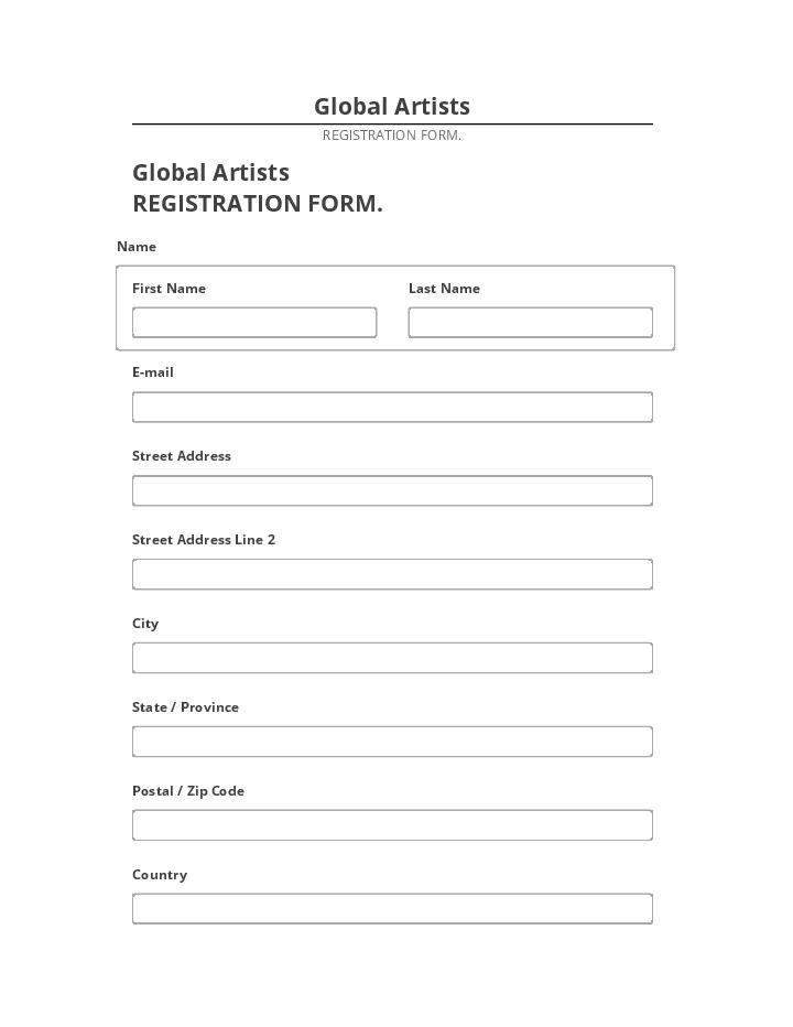 Automate Global Artists in Microsoft Dynamics