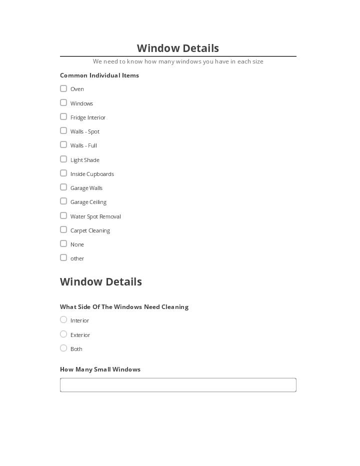 Archive Window Details to Microsoft Dynamics