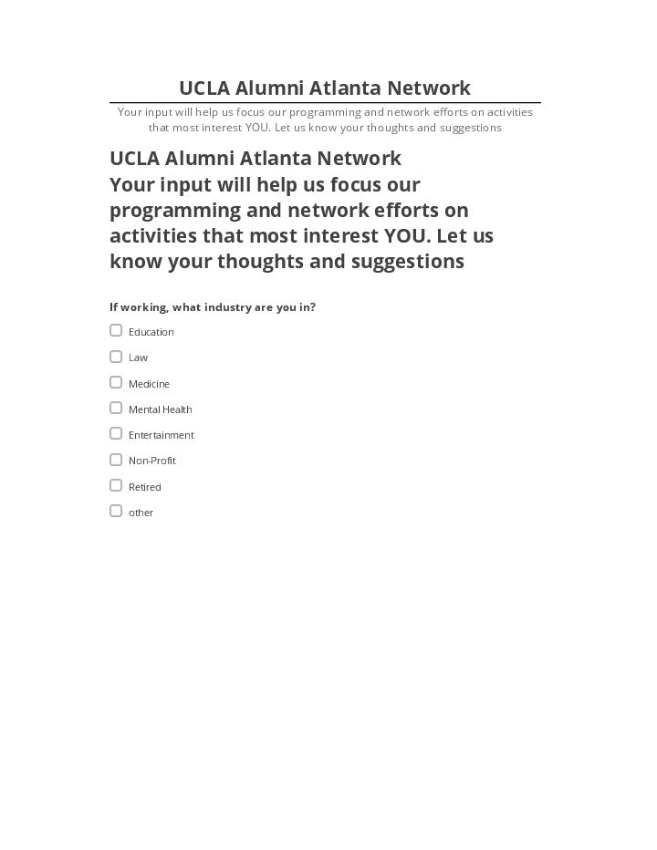 Extract UCLA Alumni Atlanta Network from Netsuite