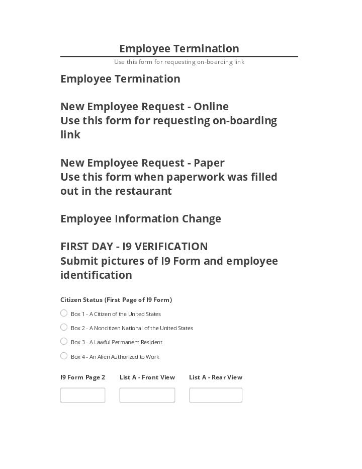 Manage Employee Termination in Salesforce