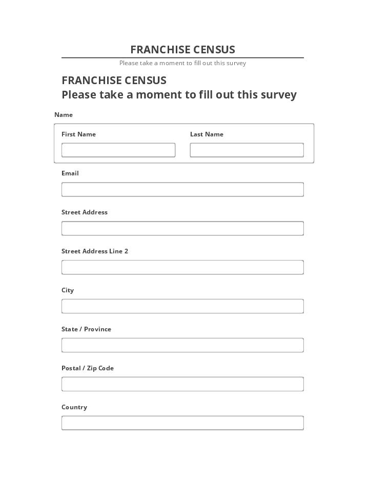 Synchronize FRANCHISE CENSUS with Netsuite