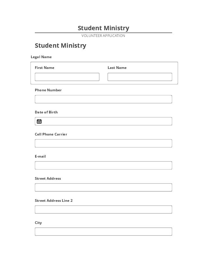 Export Student Ministry