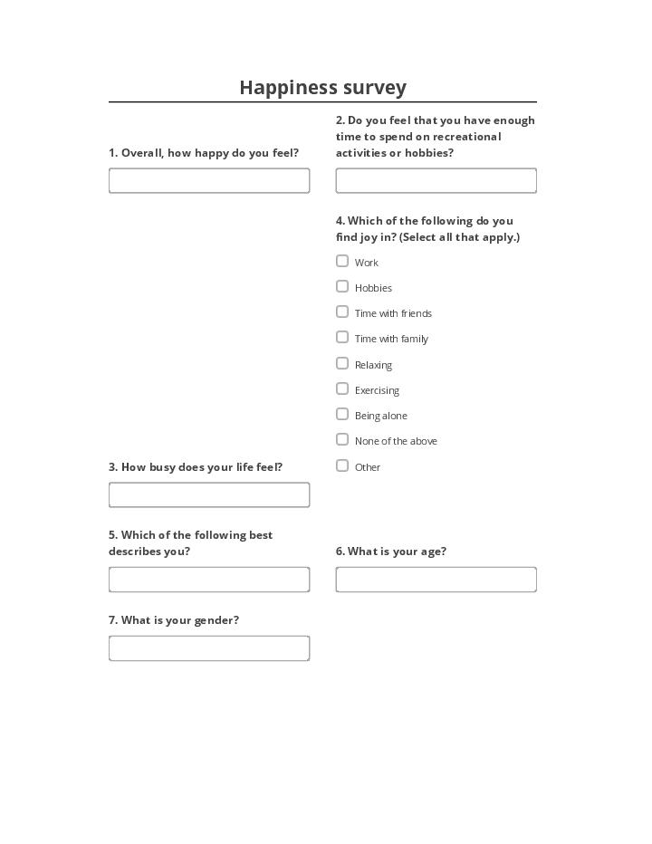Automate Happiness survey in Salesforce