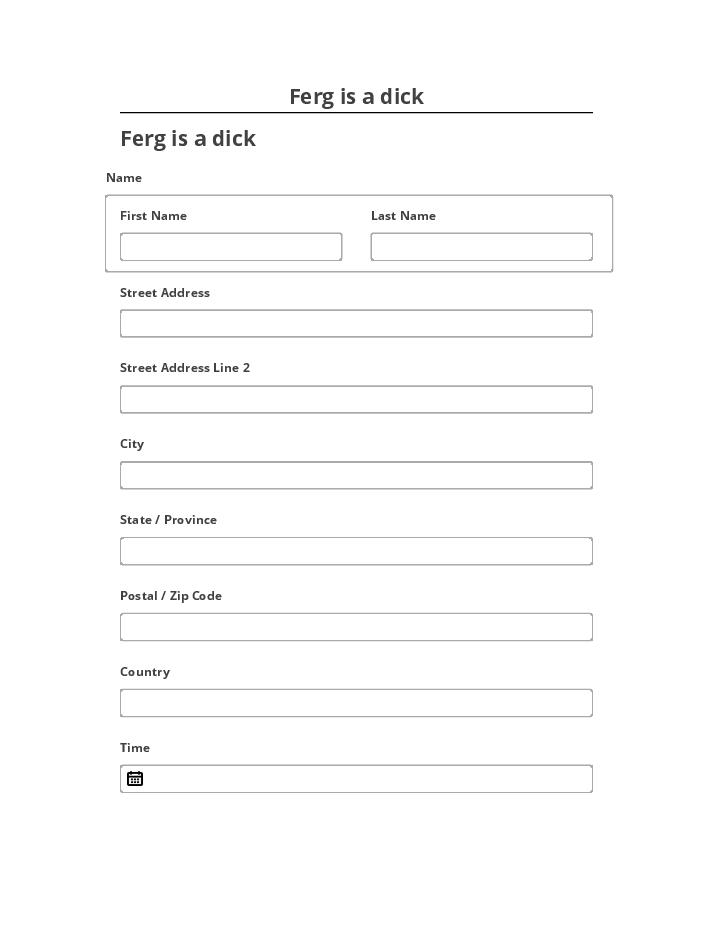 Integrate Ferg is a dick with Microsoft Dynamics