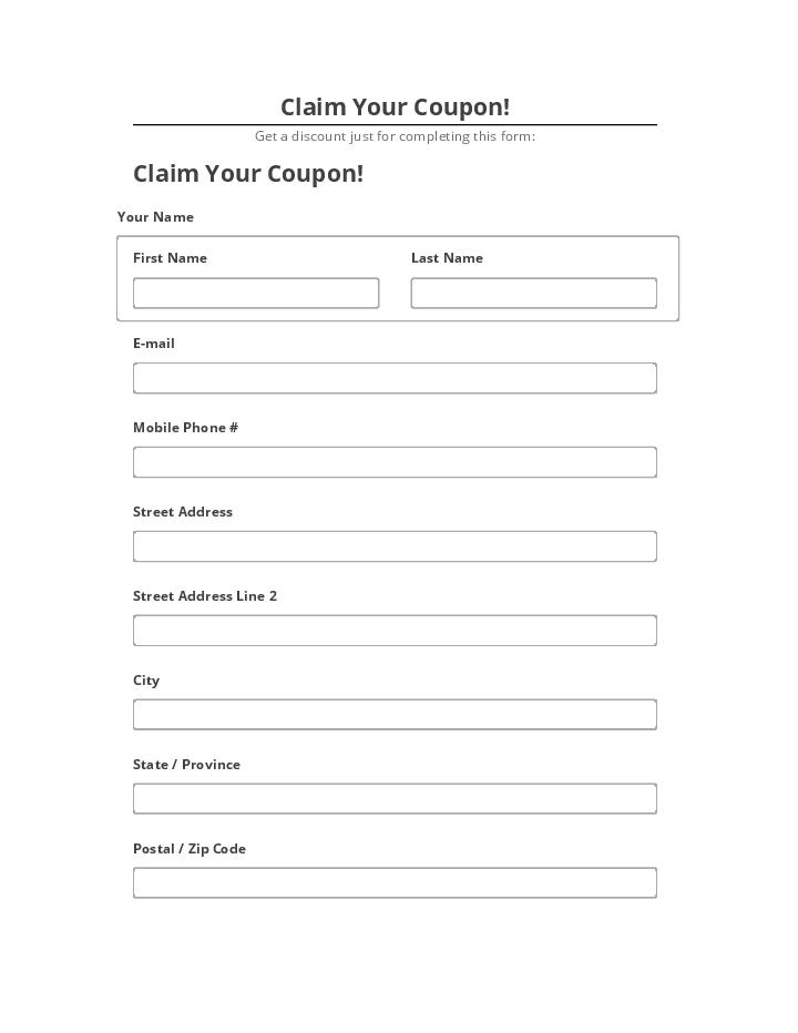 Automate Claim Your Coupon! in Salesforce
