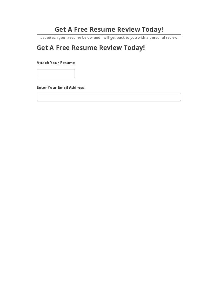 Update Get A Free Resume Review Today! from Microsoft Dynamics