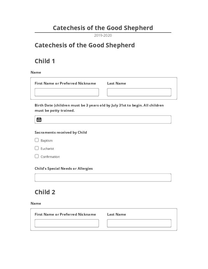 Archive Catechesis of the Good Shepherd to Microsoft Dynamics
