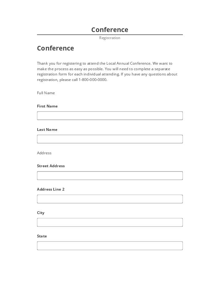 Automate Conference in Salesforce
