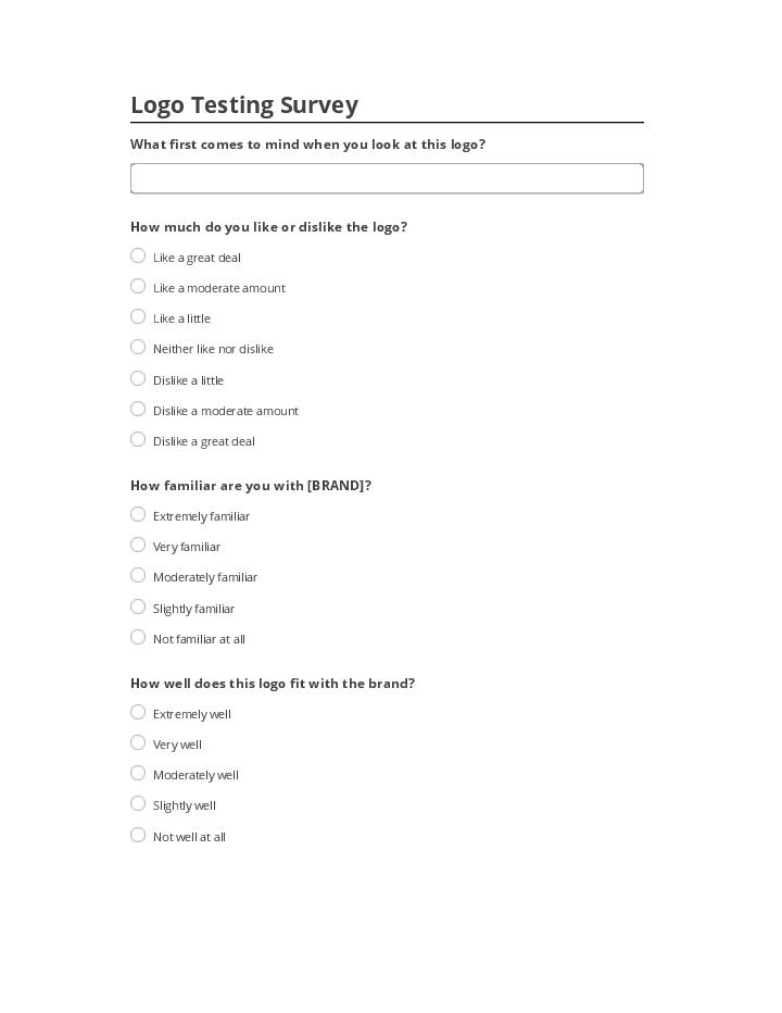 Extract Logo Testing Survey from Salesforce
