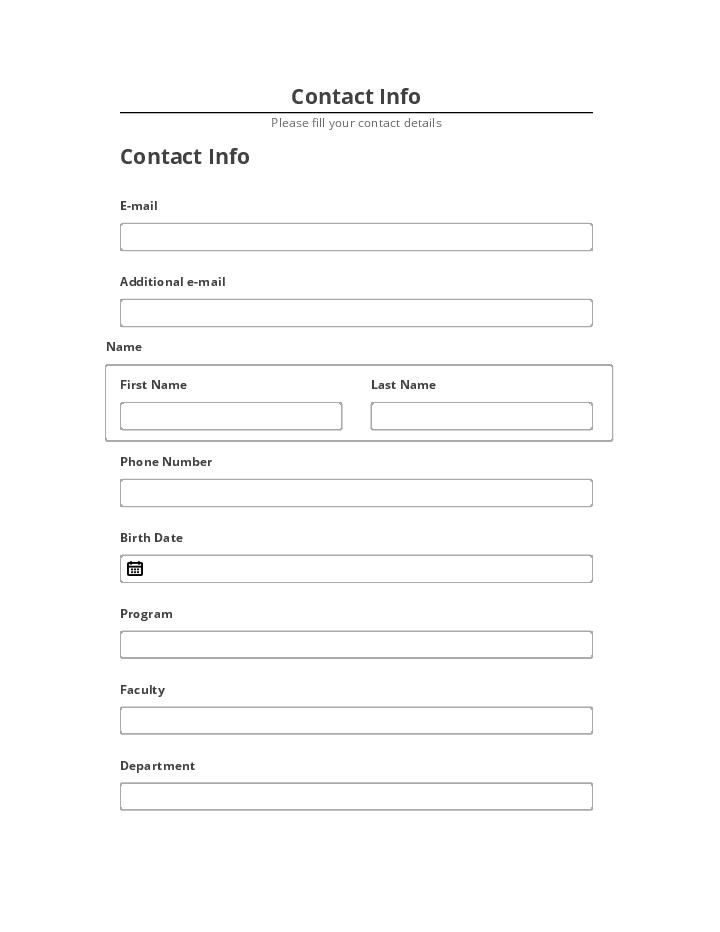 Arrange Contact Info in Microsoft Dynamics