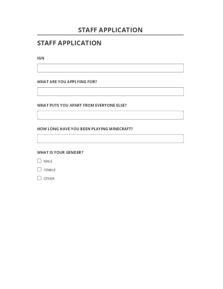Automate STAFF APPLICATION in Microsoft Dynamics