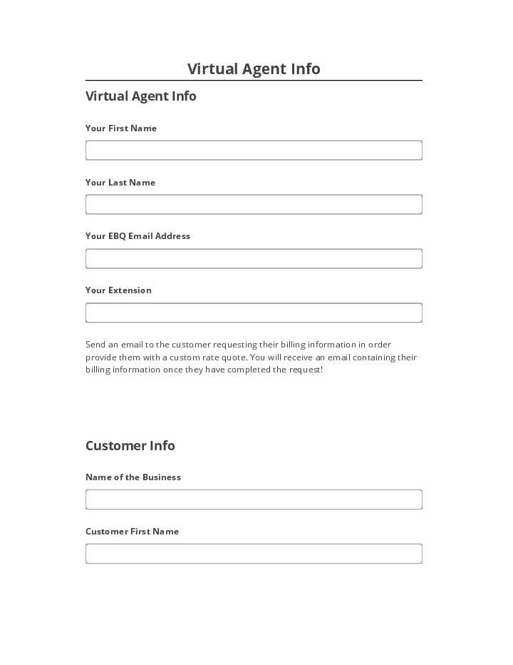 Pre-fill Virtual Agent Info from Salesforce
