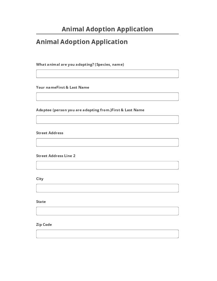 Integrate Animal Adoption Application | airSlate