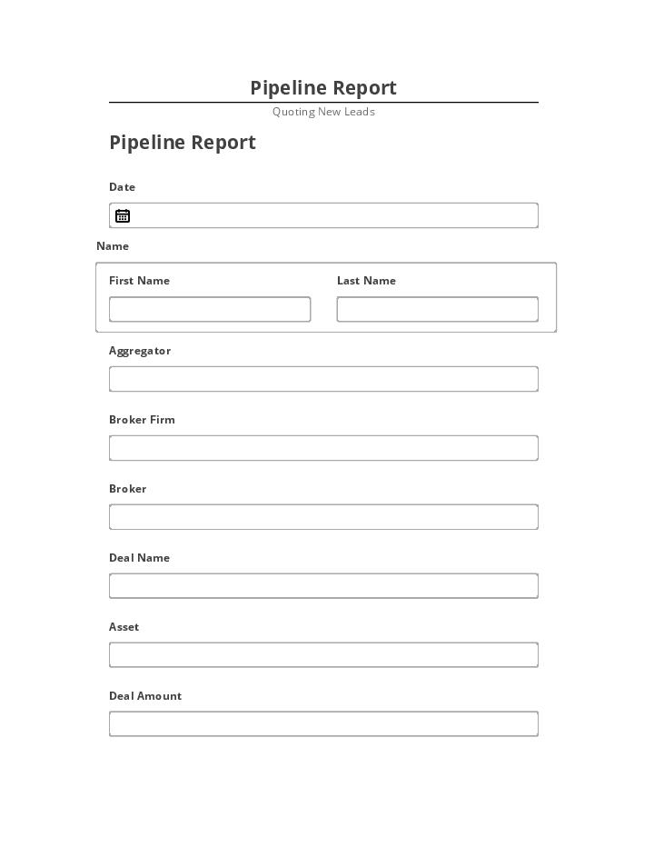 Integrate Pipeline Report with Netsuite