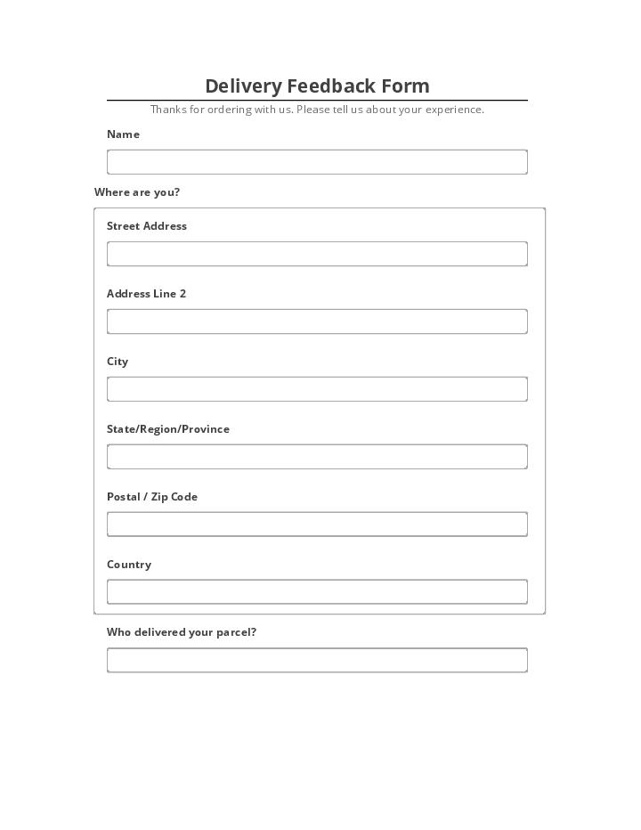 Automate Delivery Feedback Form in Microsoft Dynamics
