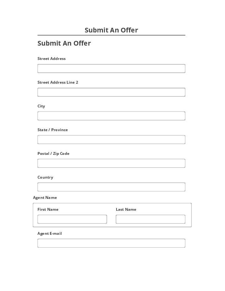 Manage Submit An Offer