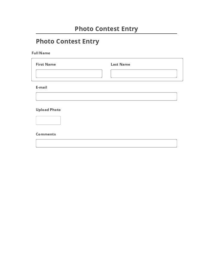 Integrate Photo Contest Entry with Netsuite