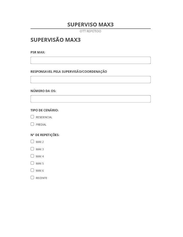 Automate SUPERVISO MAX3 in Salesforce