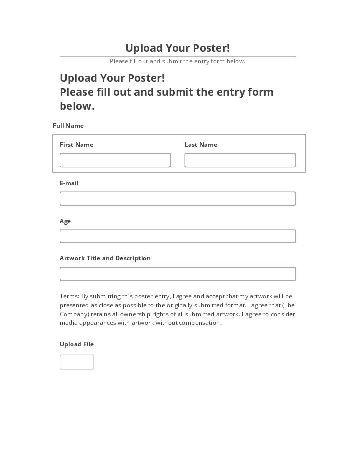 Integrate Upload Your Poster! with Netsuite