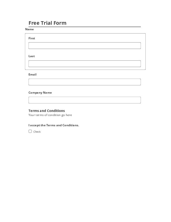 Pre-fill Free Trial Form from Salesforce