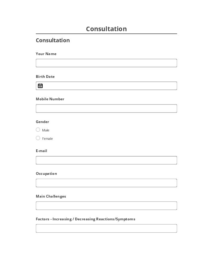 Automate Consultation in Salesforce