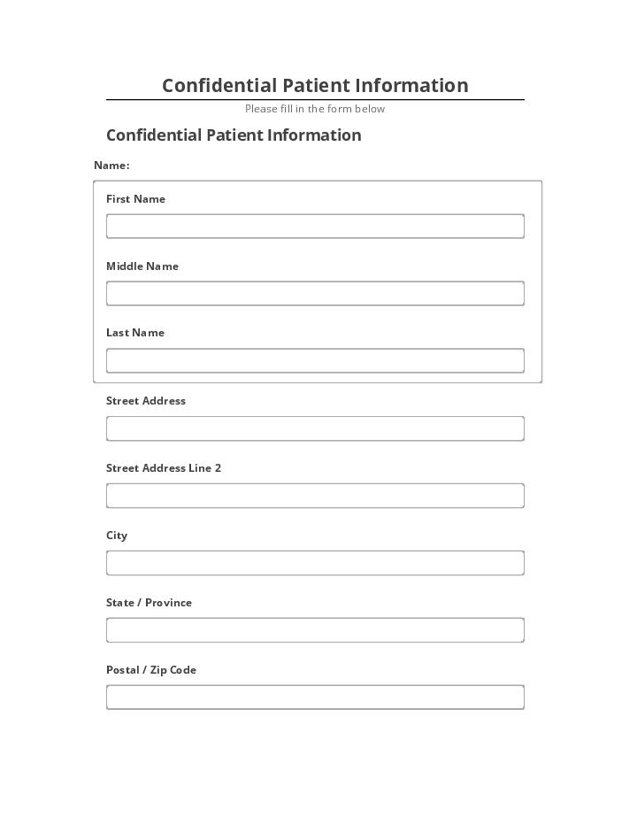 Export Confidential Patient Information to Salesforce