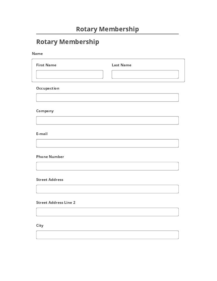 Archive Rotary Membership to Netsuite