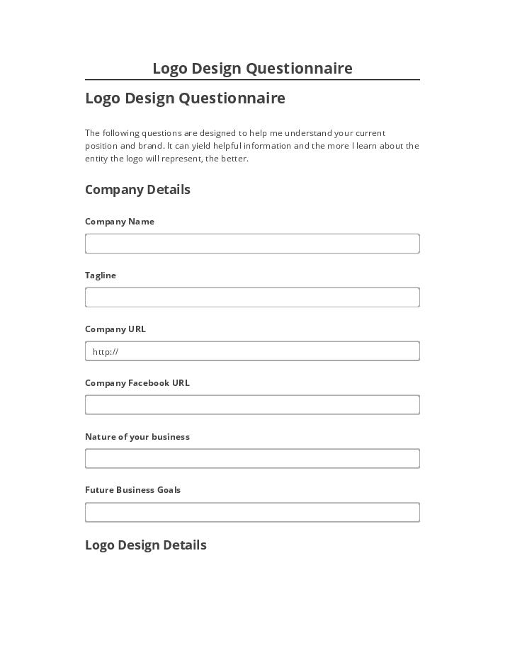 Export Logo Design Questionnaire to Microsoft Dynamics