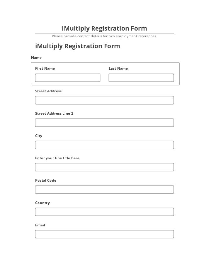 Integrate iMultiply Registration Form with Netsuite