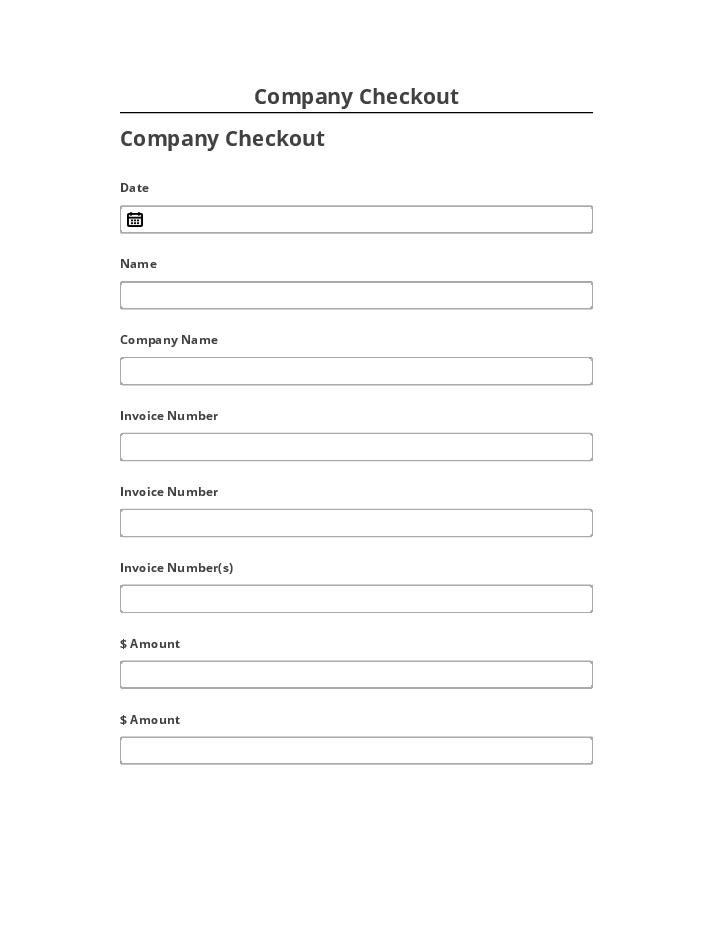 Synchronize Company Checkout with Netsuite