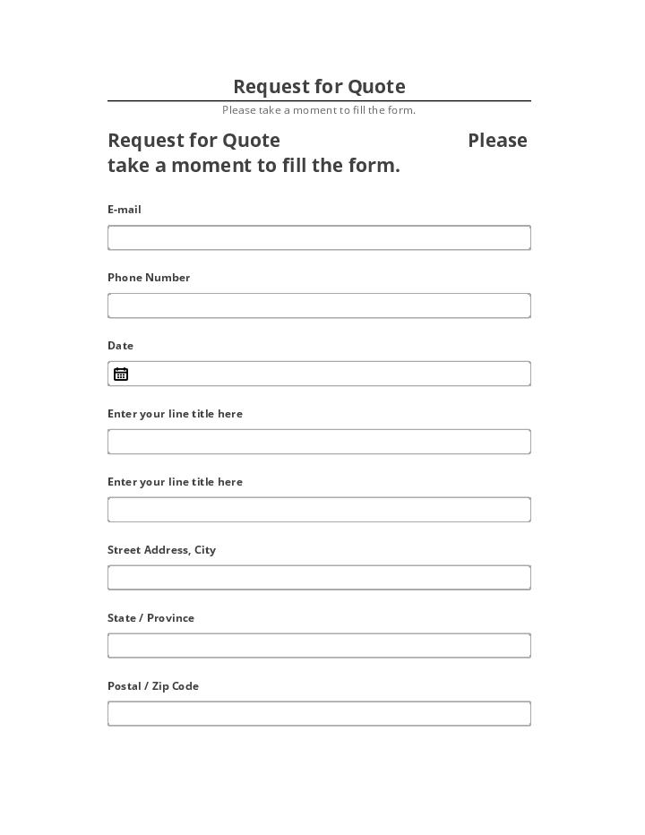 Manage Request for Quote in Microsoft Dynamics