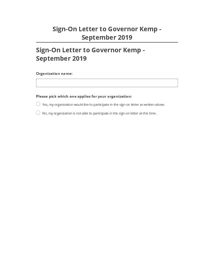 Integrate Sign-On Letter to Governor Kemp - September 2019