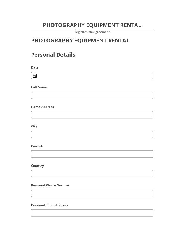 Archive PHOTOGRAPHY EQUIPMENT RENTAL