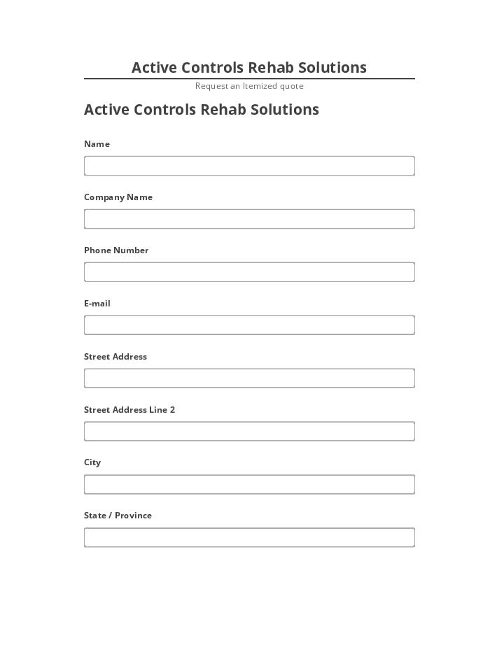 Automate Active Controls Rehab Solutions