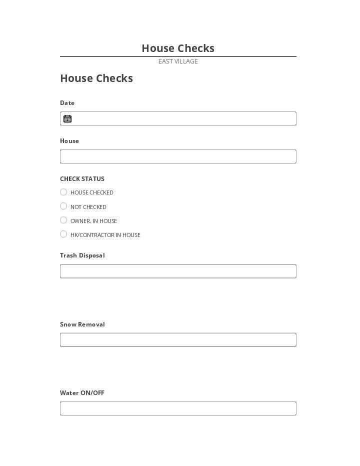 Update House Checks from Netsuite