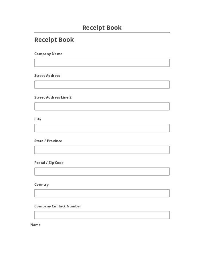 Integrate Receipt Book with Microsoft Dynamics