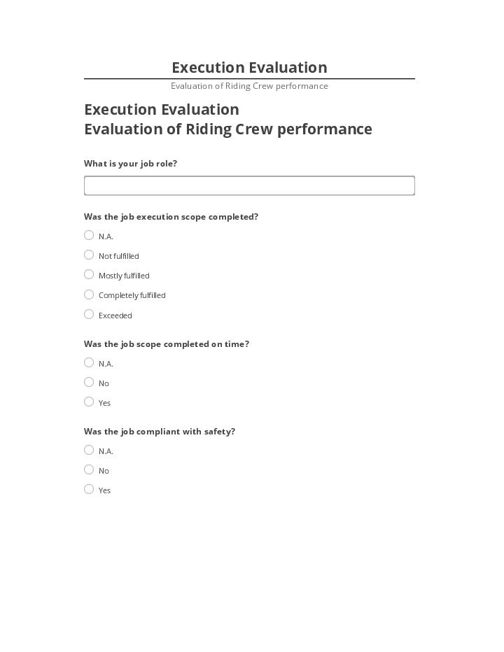 Update Execution Evaluation