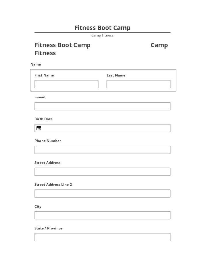 Automate Fitness Boot Camp in Salesforce