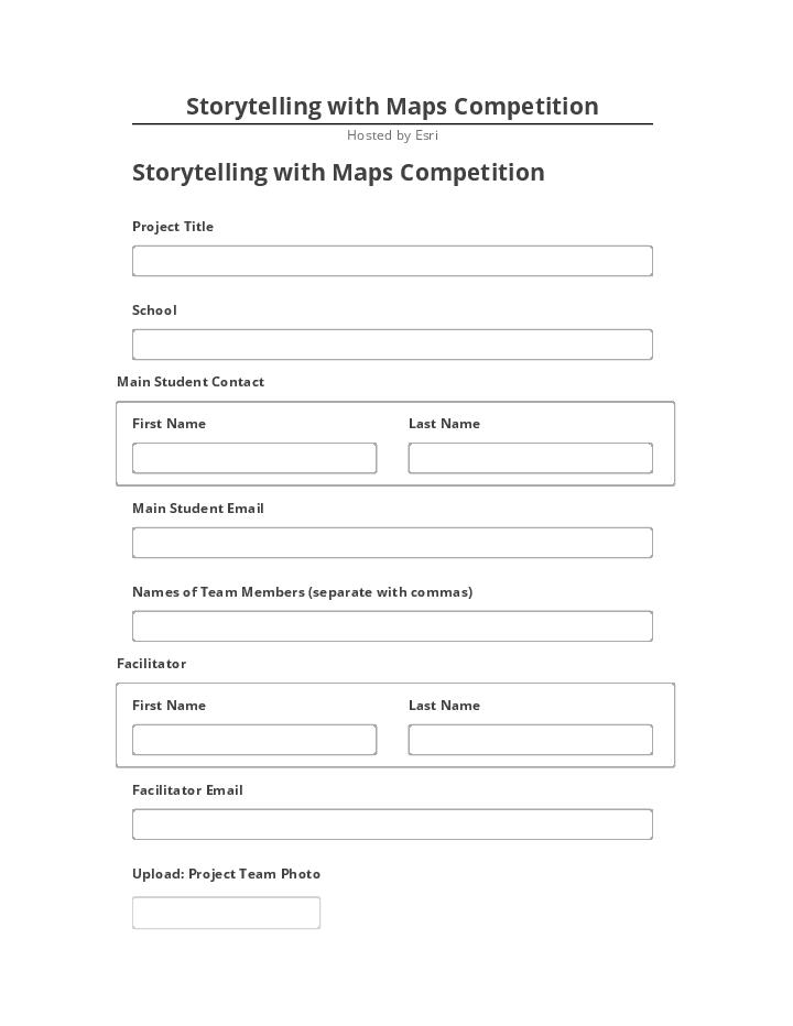 Synchronize Storytelling with Maps Competition with Salesforce