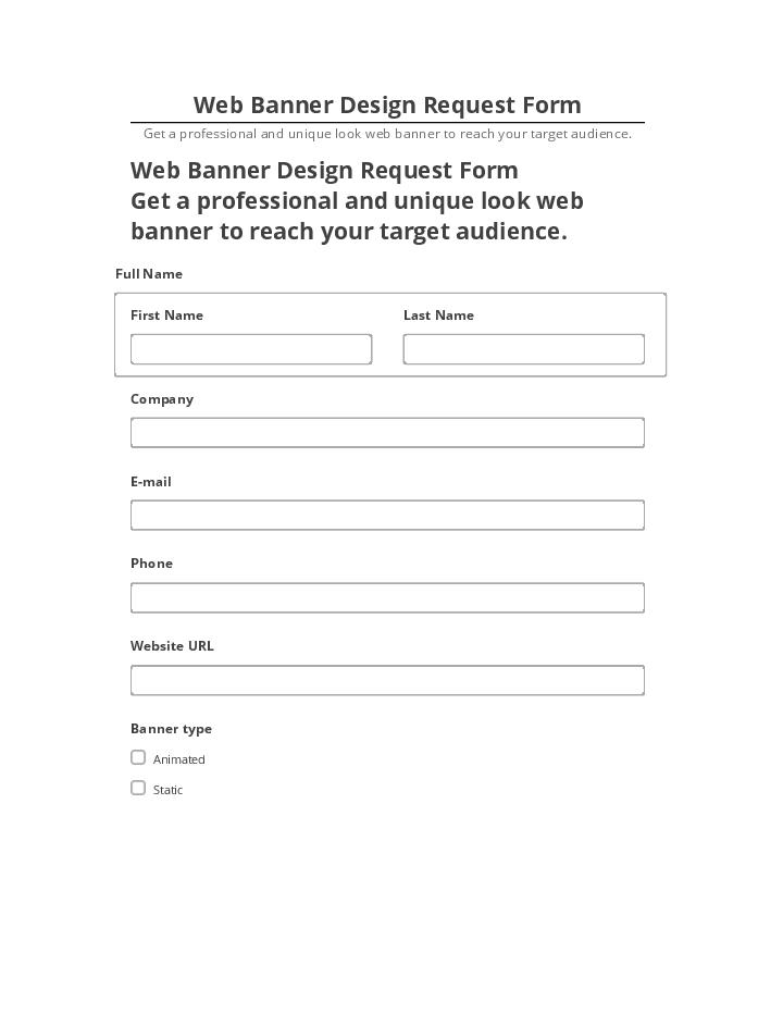 Incorporate Web Banner Design Request Form in Microsoft Dynamics